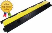 Rubber Cable Ramp Cord Cover Cable Protector Ramps Wire Hose Protective 1 Channe