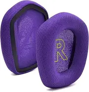 Defean Fabric and Memory Foam Material,Replacement Ear Pads Ear Cushion Cover Compatible with Logitech G733 G 733 Lightspeed Wireless Gaming Headset (Purple)