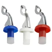 3 Pcs Reusable Wine Saver Silicone Wine Stopper Sealing Plug