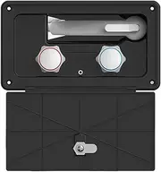 Manufacturers' Select ITC Fontana RV Exterior Shower Kit (Black w/Locking Door)