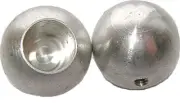 Set of 2 CORONA BALLS - High Quality Solid Aluminum for CB Antenna - Static Ball
