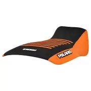 Polaris Sportsman 400 500 Magnum 325 500 Seat Cover ORANGE/BLK/ORANGE LOGO #350