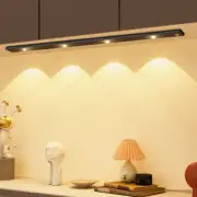 USB Rechargeable LED Night Light Motion Sensor Kitchen Cabinet Bedroom Lamps US