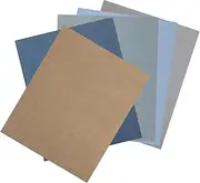 IWOWHERO 5 Pack Silicon Carbide Sandpaper Sheets Fine Grit Sanding Sheets for Automotive Wood Metal Wet/Dry Sandpaper Assortment 1000/2500/4000/5000/7000 Grit