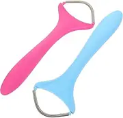 2Pcs Portable Facial Hair Removal Spring Epilator for Women Non Slip Design Convenient for Travel Threading Tool for Upper Lip and Chin Hair Removal