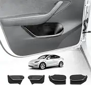 X-CAR Car Door Side Fully Cover Protector for Tesla Model Y 2022-2025 Storage Box Tray Organizer Accessories Front and Rear Row Set of 4
