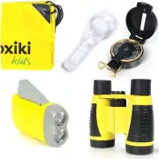 Kids Binoculars Nature Exploration Adventure Toys 5 PC Outdoor Adventure Set