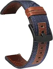 [BKUANE] 20 22mm Sport Nylon Watchband Strap for Garmin Forerunner 245 245M 645 Vivoactive 3 4 Smart Bracelet Venu 2 Plus Band Wristband
