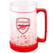 Arsenal FC Crest Freezer Tankard Red/Clear One Size