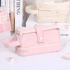 Storage Bag Children Stationery Bag Makeup Comestic Bag Student Pencil Bag