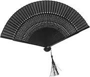 JECOMPRIS Handheld Folding Fan Elegant Retro Dance Fan Lightweight Portable for Stage Performance Weddings Summer Travel Photography Props Multi Functional Design