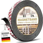 MYMIND® Self-Adhesive Magnetic Tape [Extra Strong] with 3M Adhesive - Very Strong Magnetic Tape for Maximum Adhesion - Magnetic Strip Self-Adhesive - Magnetic Tape