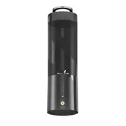 GGP Black Portable Juicer Magnetic Charging Fresh Juice Blender, Multifunctional Ice Crushing Fruit Mixer