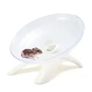 Nevenka Hamster Silent Running Exercise Wheel Small Pet Toy-White