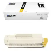 Eco Toner Yellow for OKI C612 C612D C612DN 6.000 Pages