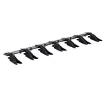 VEVOR Bucket Tooth Bar, 1300 mm, Heavy Duty Tractor Bucket Teeth Bar for Sub-Compact Tractor Loader, 4560 lbs Capacity, Fits Bucket Cutting Edges Size