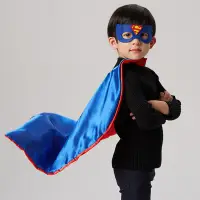 在飛比找蝦皮購物優惠-萬聖節披風斗篷兒童服裝超人cosplay男童表演服蜘蛛俠鋼鐵