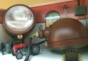 Massey Ferguson HeadLamps Bonnet Top MF 35 25 30 OEM Type Butlers Tractor x2