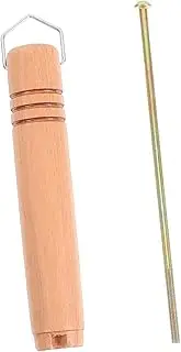NOLITOY Wooden Pan Handle Replacement Heatproof Non Stick Cookware Handle for Saucepan Easy to Install Ergonomic Grip Elegant Kitchen Accessory Versatile Design for Various Pots and Pans