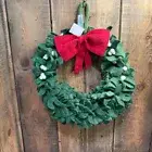 POTTERY BARN KIDS FELTED WOOL MISTLETOE CHRISTMAS WREATH ~ SMALL