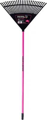 Plastic Leaf Rake, Pink, 600 Mm (Pack of 10)