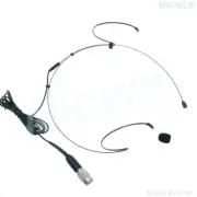Double ear HeadMic Microphone For Audio-Technica Headset ATW series System 4Pin