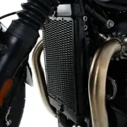 R&G Racing Black Radiator Guard | Triumph Bonneville Bobber 2020