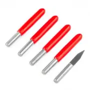 5pc 3.175 x 0.4mm 30 Degree PCB Engraver Engraving Drill Bit CNC Router Tool Cut