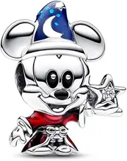 [HuooNew] Disney Pandora Charms, 925 Sterling Silver Disney Charms, Mickey, Dumbo, Donald Duck, Fits Charms for Pandora Bracelets Make Great Charms Gifts for Ladies