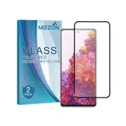 2 Pack MEZON Samsung Galaxy S20 FE Full Cover Tempered Glass Screen Protectors