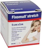 BSN Fixomull Stretch Adhesive Fixation Bandage Roll, 5 cm x 5 Meter Size