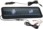 12V Solar Battery Charger - 20W, Monocrystalline Silicon, Solar Panel for Car RV Battery | Automatic Charging Control Solar Trickle Charger, Eco-Friendly Charging Solution, Starter Power (12V)