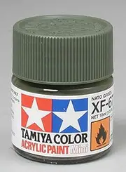 TAMIYA AMERICA 81767 XF67 Mini Acrylic Paint, Nato Green, 1/3 oz