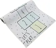 MOLUCKFU 1pc Digital Checkers Blanket Infants Cartoon Crawling Pad Play Mat for Rug for Room Household Mat Polyester (Polyester) Dark Grey