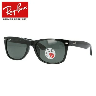 Ray-Ban Polarized Sunglasses New Wayfarer RB2132F 901/58 58 Asian Fit