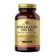 Solgar Resveratrol with Red Wine Extract,250 mg ,60 S Gels (Pack of 1)