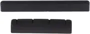 WHAMVOX Replacement Guitar Saddle Nut Set Gl301 Ebony 4 Strings Fit for Ukulele Easy to Install