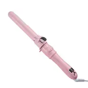 Rotating Electric Curling Iron Automatic Hair Curler Big Waves Hairdressing Pink 28mm EU Plug