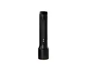 USB Charging Mini Portable LED Torch Aluminum Alloy Flashlight for Camping Emergency Black