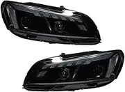 Compatible For VW Passat B7 US Version 2011-2015 Car Front Lamp Upgrade A4 Style Assembly Bifocal Lens Headlight