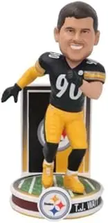 FOCO TJ Watt (Pittsburgh Steelers) Banner Series NFL Bobblehead