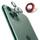 【Ayss】iPhone 12/12 mini 康寧金屬邊框包覆式鏡頭保護貼(鋁合金屬-2入-紅)