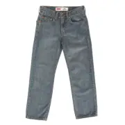 Levi’s Boys' 550 Relaxed Fit Husky Tapered Leg Jeans, Size 8, W28 X L23