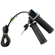Convenient Throttle Handlebar with LED Display for 3648V EBike Scooters
