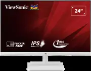 ViewSonic VA2432-H-W 24” 1080p IPS Monitor with Frameless Design. White
