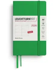 [LEUCHTTURM1917] Weekly Planner Pocket (A6) 2026 in Spring Leaf