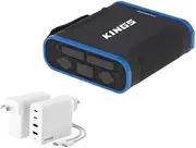 Kings 36Ah Lithium Portable Power Pack 100W USB C LiFePO4+ 100W USB Charger