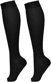 Knee High Compression Socks | Open Toe Travel Compression Socks,Knee High Support Stockings Compression Socks Knee High Anti Fatigue Socks