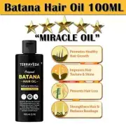 100% Natural Raw Batana Oil for Hair Growth, Dr. Sebi Hair Oil from Honduras