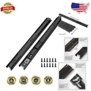 Electrophoretic Black 18-Inch Drawer Runners - 10 Pairs of Heavy-Duty Slides